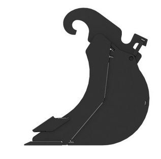 Godet d'excavation-mini-pelle - caterpillar finance france - 400 mm (16 in) - poids 45 kg_1