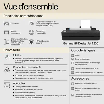 Imprimante HP DesignJet T250 24-pouces àÉdition 2025_1