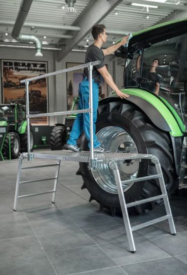 Plateforme de travail pliable - günzburger steigtechnik - hauteur de travail: 2,98 m_1