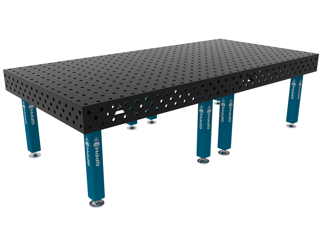 Table de soudure GPPH Gamme PLUS - formats variés, plateau nitruré plasma, épaisseur 12mm_1