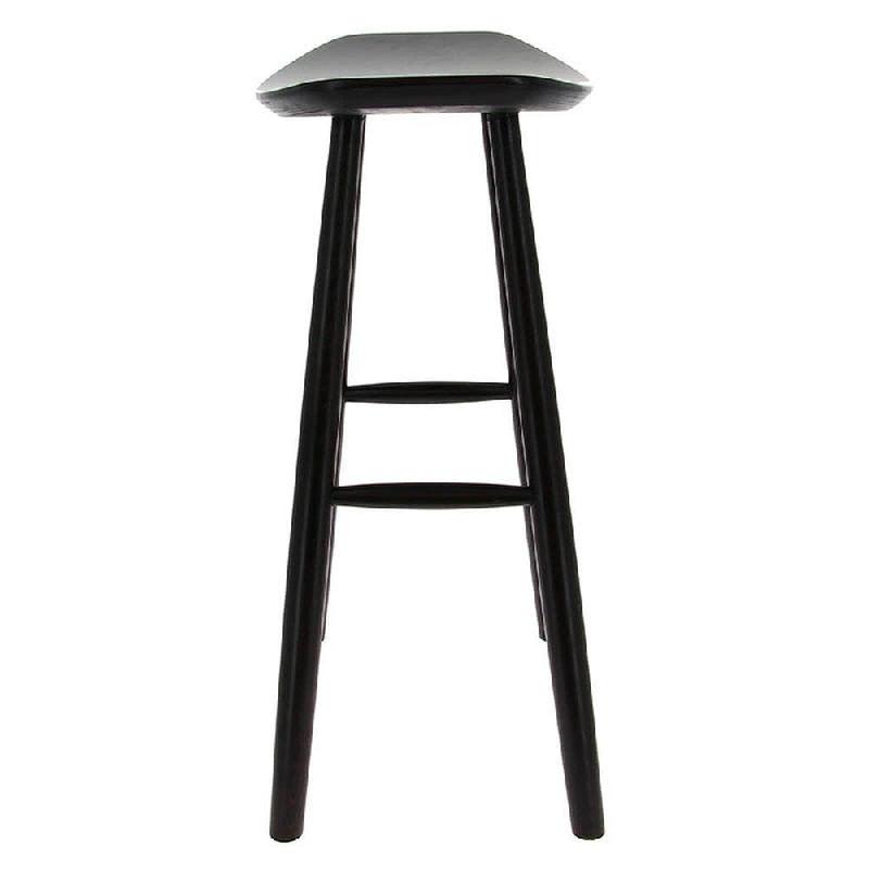 Tabouret de bar d'intérieur Kyoto en bois finition wengé_1