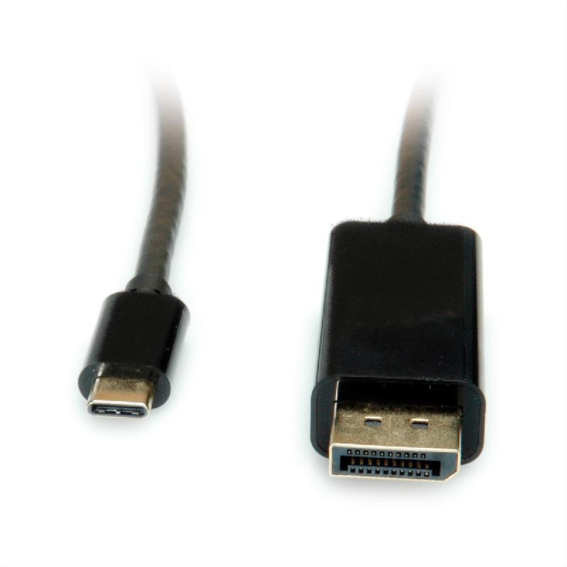 VALUE Câble adaptateur type C - DisplayPort, v1.2, M/M, 2 m_1