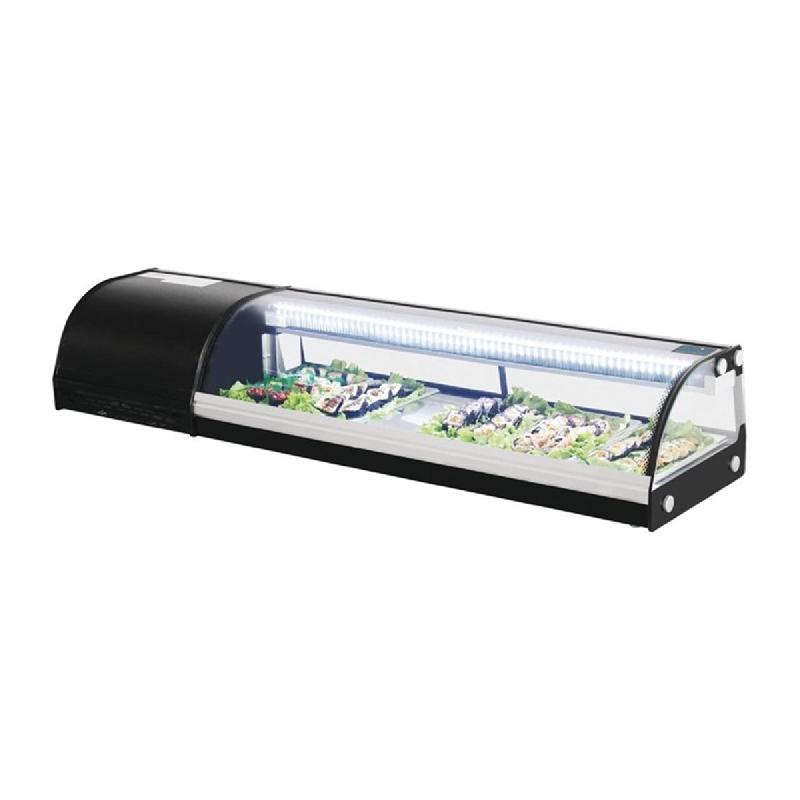 Vitrine réfrigéré à sushis - 5 bacs GN 1/3 - Série G | Polar - DA538_1