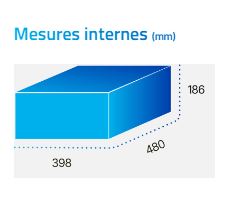 Casiers intelligents pour agences de transport - gestion de colis moyens - réf Porte H20_2
