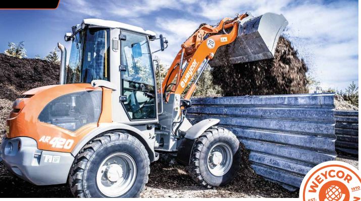 Chargeuse sur pneus - Puissance moteur 55,4kw - Weycor AR 420_1