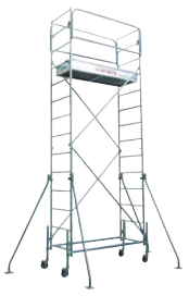 Échafaudages roulants en acier galvanisé - Longueur 1,60 m - EVOLIS 160 - Réf. 613200 / 613201 / 613202_1