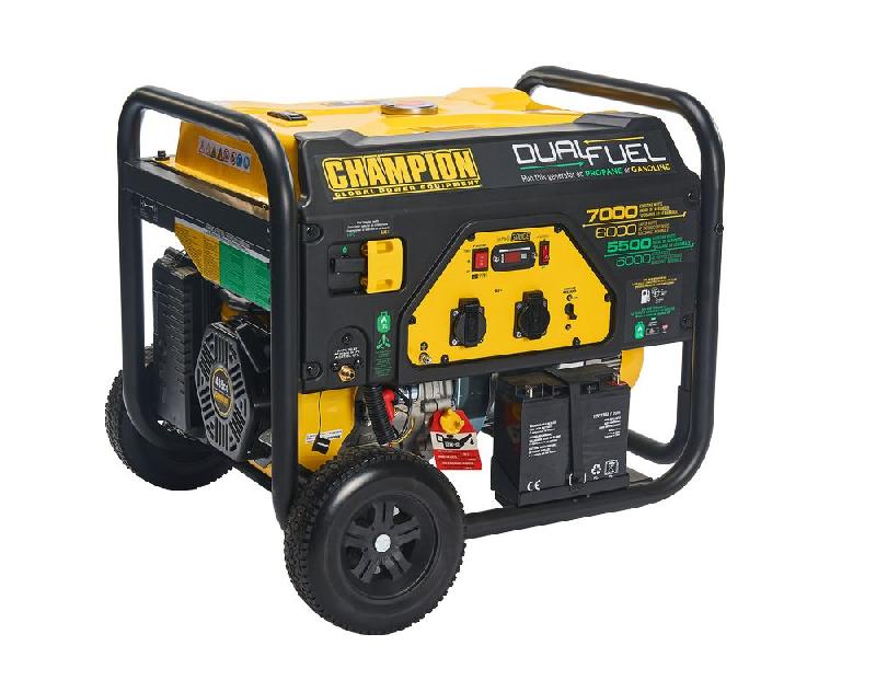 Groupe électrogène portable essence/propane - 7000W max - 439cc - 69x57x63 cm - démarrage électrique_1