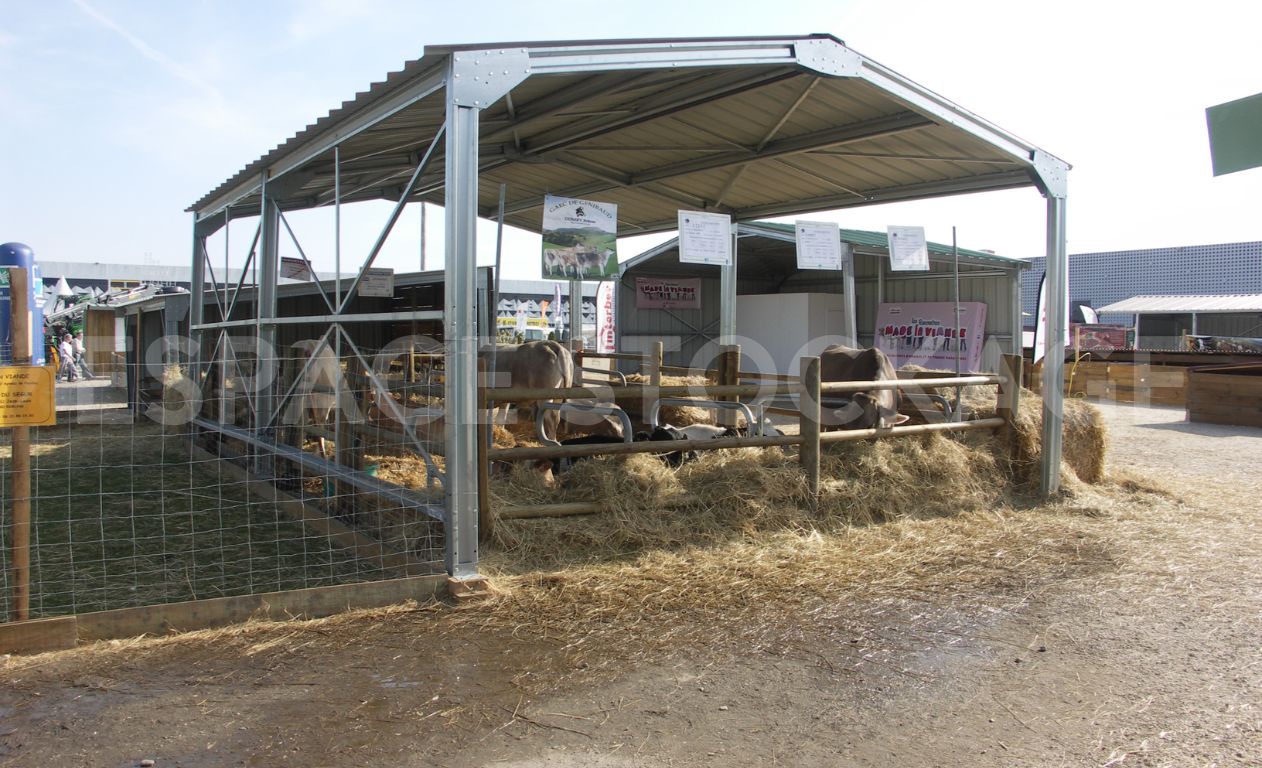 Hangar de stockage en métal modulable en kit_0