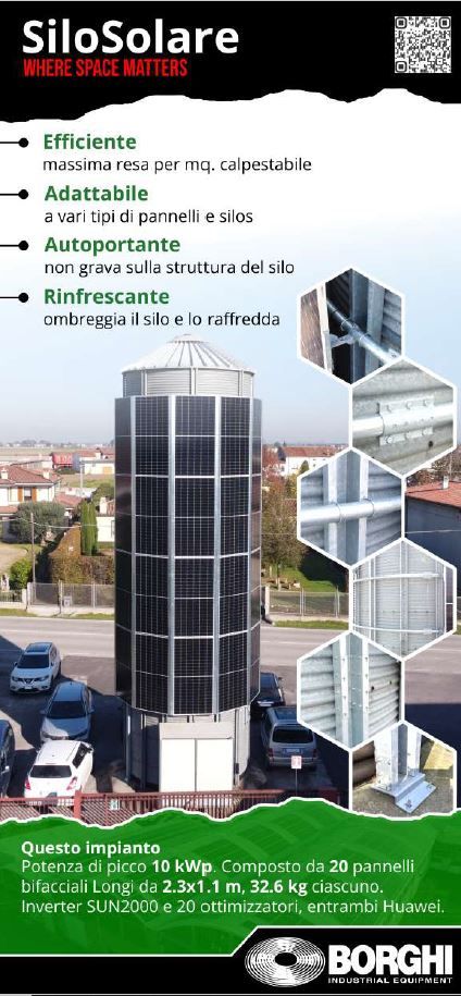 Support panneaux solaire sur silos Agricoles - SiloSolare - BORGHI_0