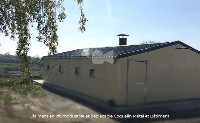 Bâtiment avicole en kit modulable et déplaçable - 21 à 210 m² - COQUELIN BATIMENT_1