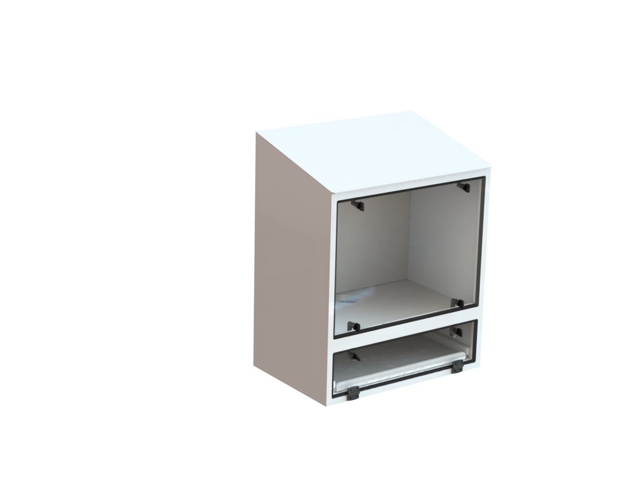 Cellule de protection agroalimentaire pour matériels informatiques - étanchéité IP 65 - compact et polyvalent_1