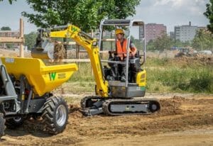 Pelle sur chenille EZ17e - Mini-pelle électrique avec batterie lithium-ion et système hydraulique avancé_1