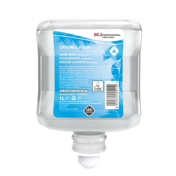 Purmouss deb original foam savon mousse mains deb sc johnson carton de 6x1l (org1l)_1