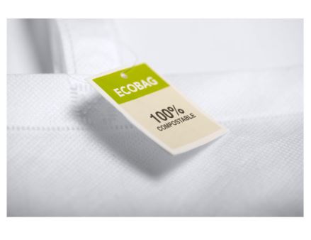 Sac tote bag 100% compostable - Moltux 6438 - 36x40 cm - Poignées renforcées - Résistance 6 kg_1