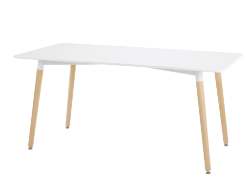 Table modulaire COWORK - 160 x 80 cm - MDF 18 mm - pieds en bois de hêtre - neuf_1