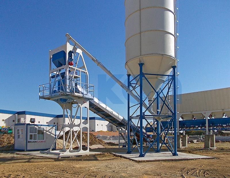 Elkomix-60 centrale à béton fixe - 60 m³/h - Performance élevée et modulation flexible_1