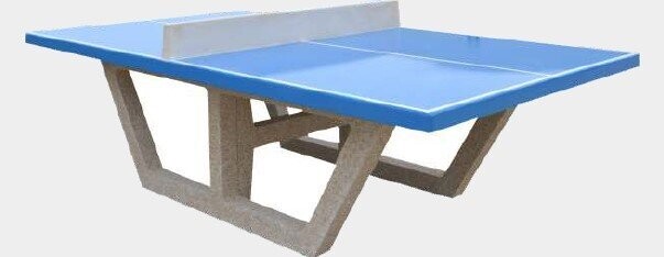 Table de ping pong en béton - Référence BTTPING - béton auto-stable avec filet intégré_1