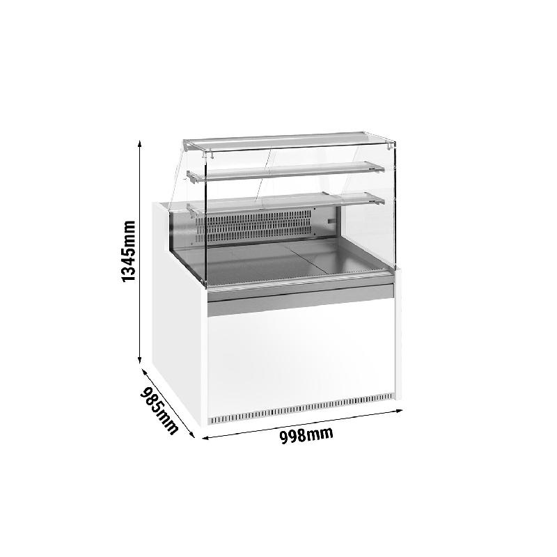 Vitrine comptoir réfrigérée carrée - KUI | Ggm - KUI10_1 - 1000_1