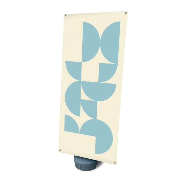 Kakémono imprimé sur socle à lester - Usage extérieur - Banner Outdoor_1
