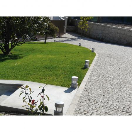 Borne Mini Nico IP65 - E27 70W - Gris - Hauteur 20.8 cm - IK08 - Aluminium_1