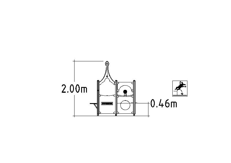 Maisonnette UniMini Laby réf-8057310 - Hags - Tranche d'âge 1-5 ans - 146,01 kg - Hauteur 2000 mm_1