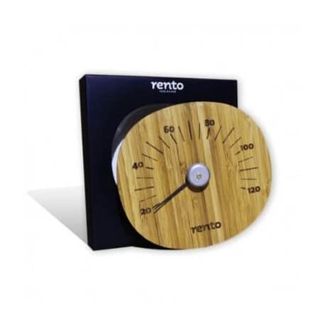 Thermomètre pour sauna RENTO - bambou traité thermiquement - design Finlandais_1