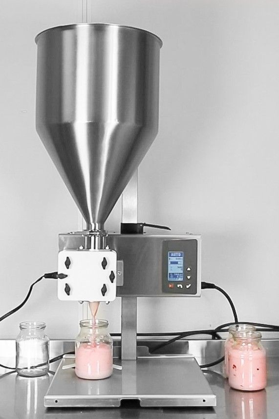 Remplisseuse semi-automatique pour produits fluides et grumeleux FGY07 - jusqu'à 400 bocaux/h_1