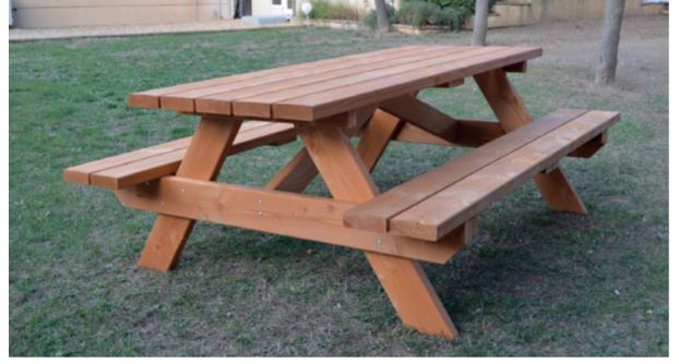 Table pique-nique idéale pour vos espaces extérieurs - NEW DOUGLAS_1