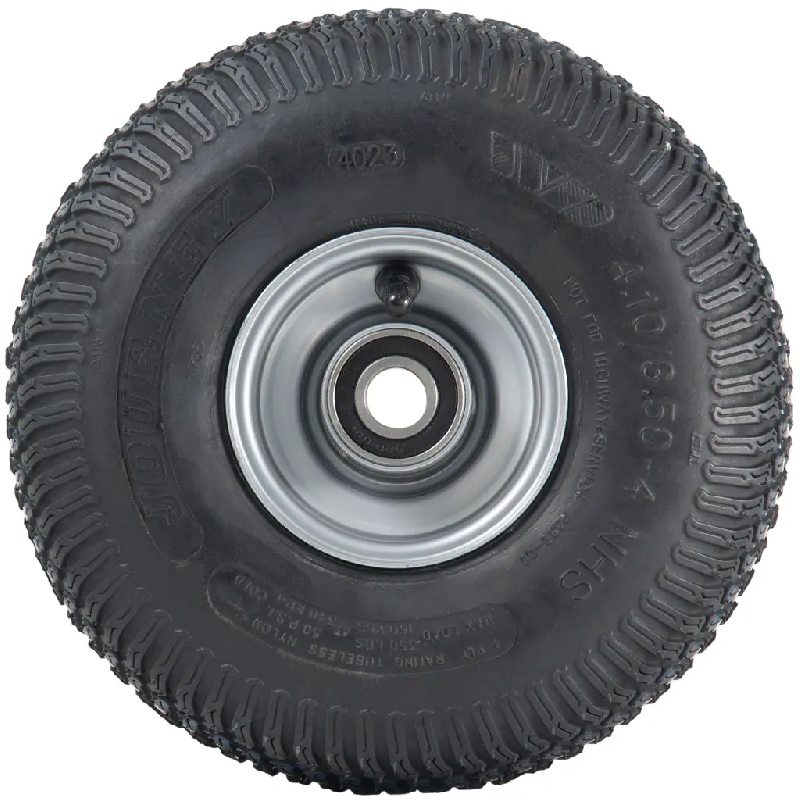 4.10/3.50-4 Pneu pour tondeuse à gazon et jante en acier 4 plis P332 roulements 20mm (lot de 2)_1