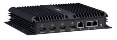 PC fanless ultra compact NISE70-T01 - Intel Celeron, 4x HDMI, 4x USB, 3x LAN, 2x COM DB9 - Températures -5°C à +55°C_1