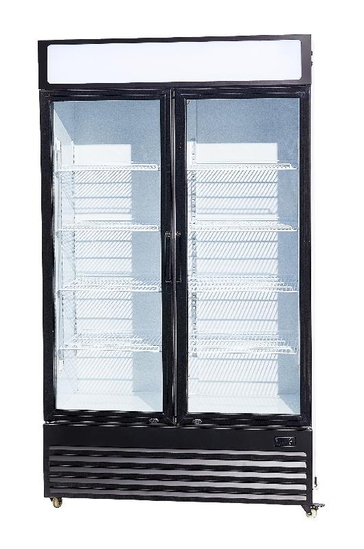 Réfrigérateur 2 portes en verre bez-750 gd l1120 7455.1390 COMBISTEEL_1