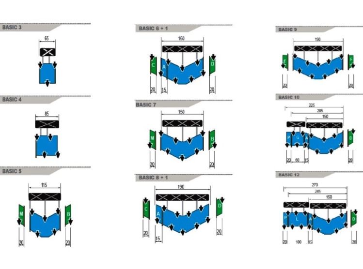 Basic - cultivateur agricole - Arrizza SRL - ressort à spire 30x30 - poids 170 à 435 kg_1