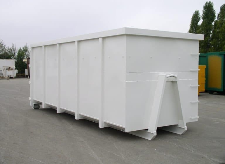 Bennes à déchets légers standard - Matex - Écartement 1060 mm - Porte arrière deux vantaux_1