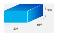 Système de casiers pour livres et petits accessoires