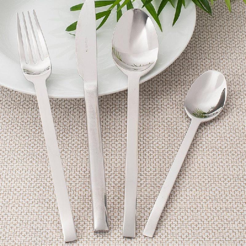 Cuillères à soupe Spiga 21,6cm acier argent - par 12_1
