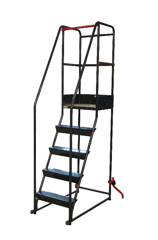 Escabeau roulant - 190350 – 4 marches_1