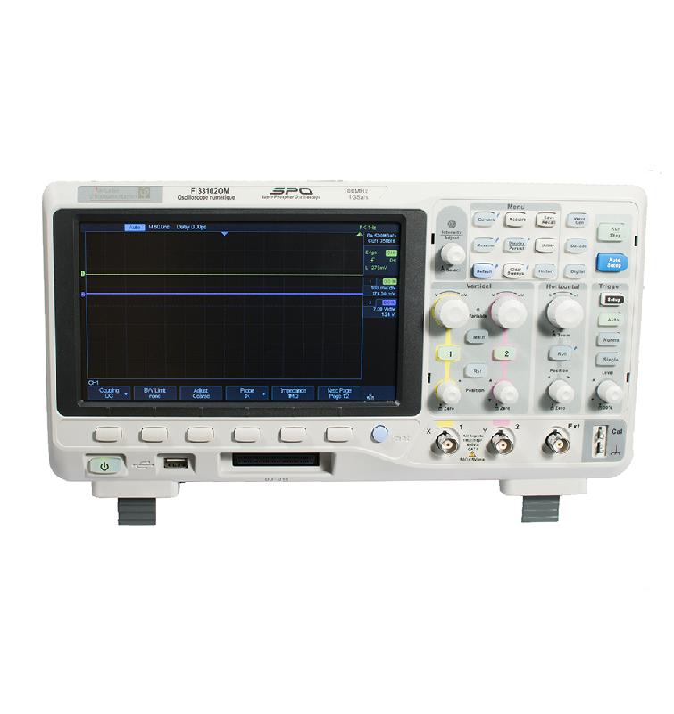FI38102OM-MSO - Oscilloscope numérique 2 voies 100MHz avec générateur de fonctions, décodage de bus et analyse logique intégrés_1