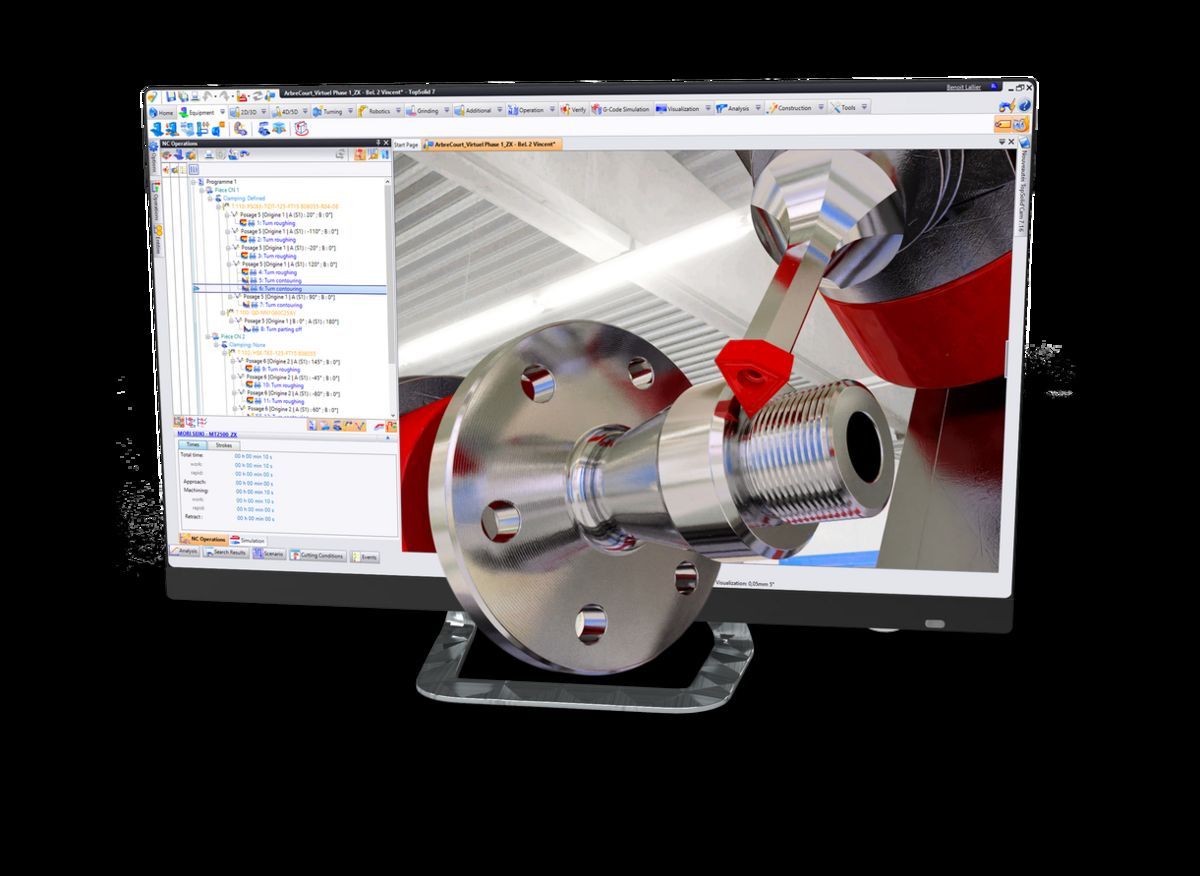 Logiciel FAO intégré pour la fabrication de pièces usinées - TopSolid'Cam_1