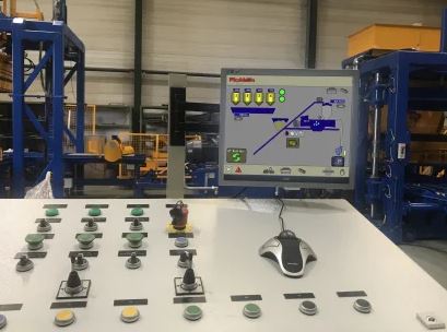 Machine de fabrication de blocs béton - ROMETA 2030 - Production moyenne-haute avec vibrocompresseur et centrale 750/500 L_1