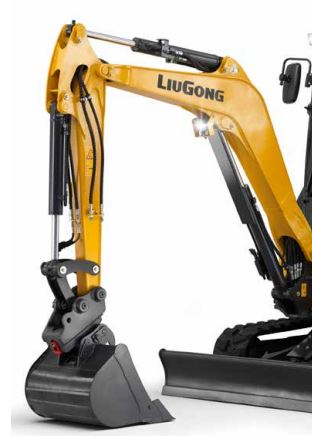 Mini-pelle robuste, intelligente et multitâche  - capacité du godet 0,08 m³ - Moteur Yanmar 3TNV80F-SNLY - Liugong 9027 F ZTS_1