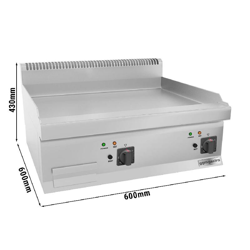 Plaque de cuisson électrique - 9 kW - Lisse  - Mario 600 | GGM -EBK66-E_1