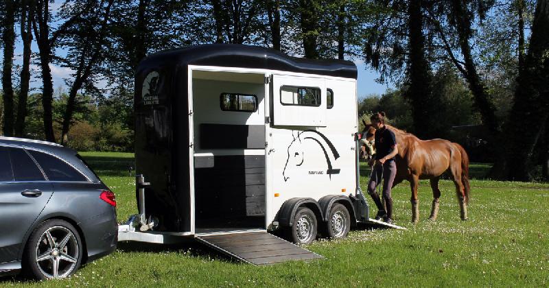 Remorque pour transport d'animaux - 1,5 places - cheval liberté touring one_1