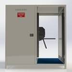 UDH300 - Tunnel de désinfection - Ultisan - Dimensions 200x200x200cm - Système de désinfection du personnel_1