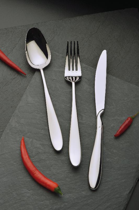 Couteau de table Ergo Anzo 1820 - acier inoxydable 18/10 - finition poli-brillant - design Louis de Limburg Stirum_1