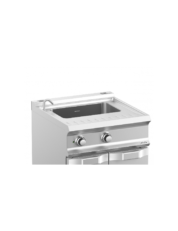 Cuiseur à pâtes électrique sur placard - Acier inoxydable AISI 304 - 9 Kw - 700x730x850/900 mm - Référence CPE77A/C_1
