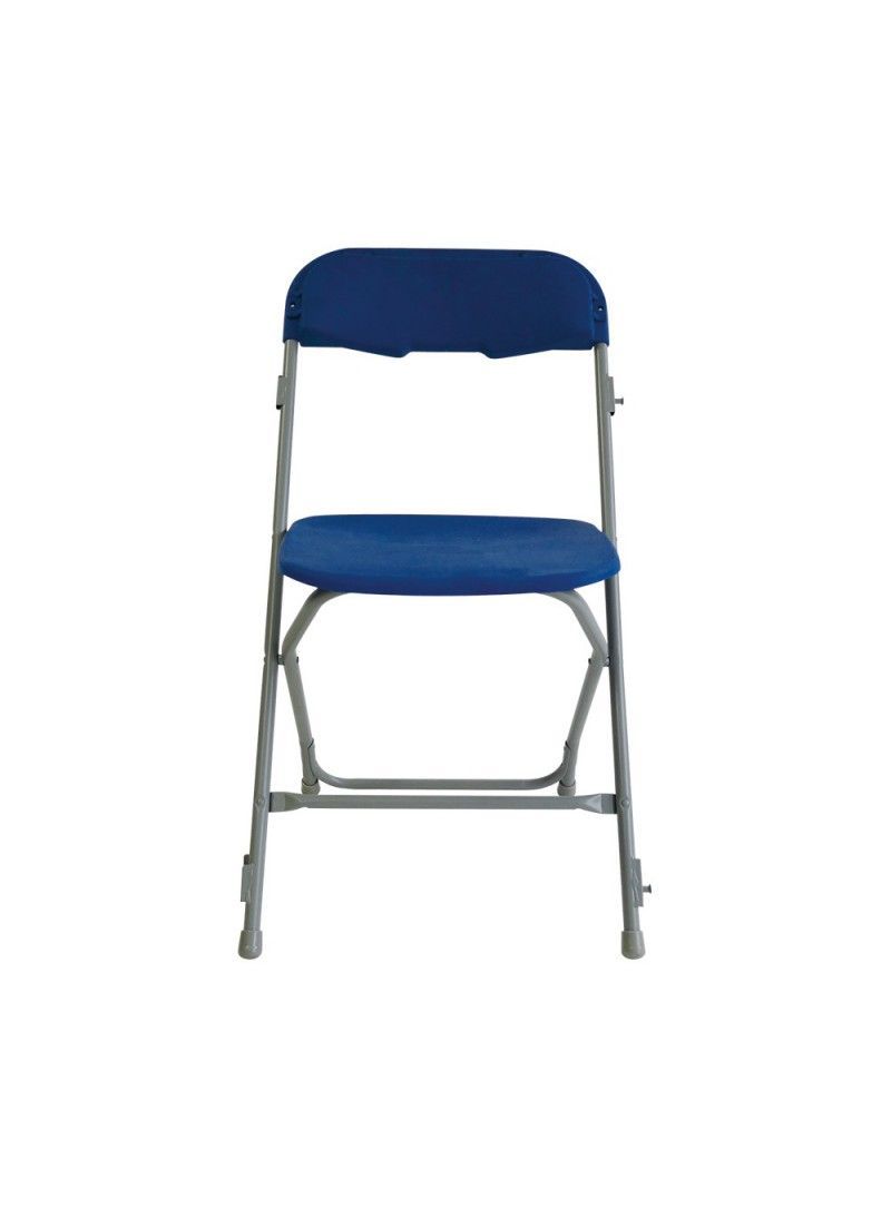 Lucy M2 - Chaise pliante en plastique avec classement M2 - Vif Furniture - Gris/Bleu_1