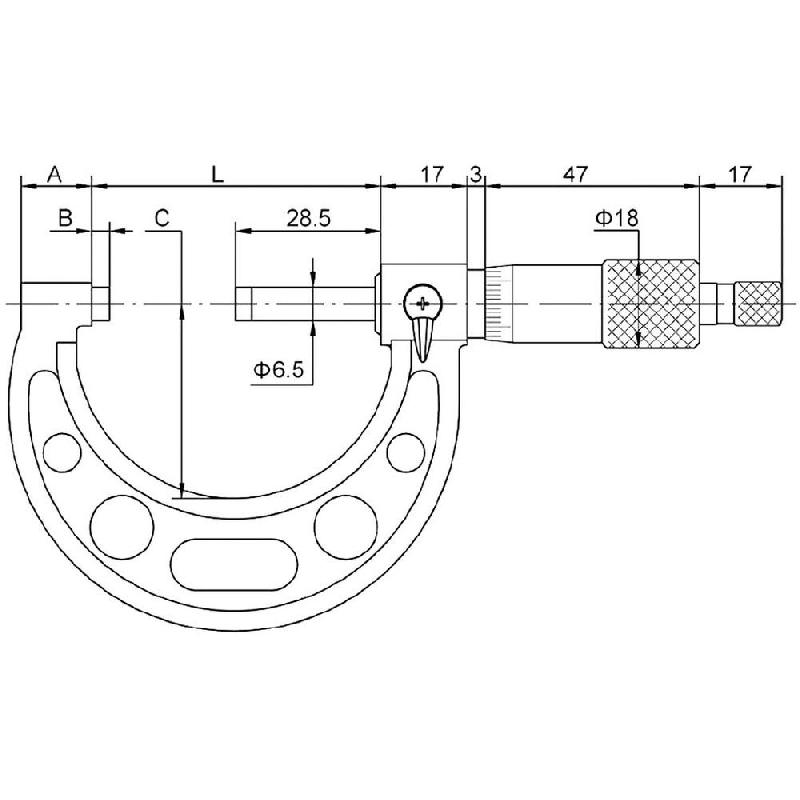 Micromètre d'extérieur haute qualité - 25-50 mm - Carbures résistants et précision 0,01 mm_1