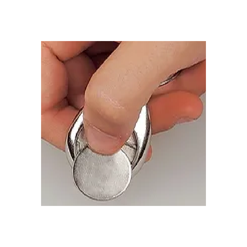 Porte-clés publicitaires modèle Deluxe - jeton magnétique 4,2 x 3,2 x 0,6 cm - personnalisation haute de gamme_1