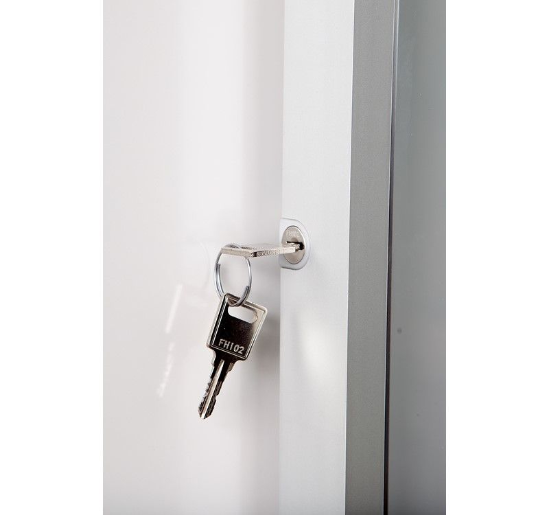 Vitrine d'affichage d'intérieur à porte battante - design classique - fond magnétique ou liège - capacité 4 à 15 feuilles A4_1