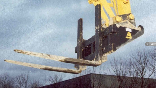 Fourches à palettes pour pelleteuses - Beco - jusqu'à 30 tonnes - terrassement, génie civil, démolition, recyclage_1